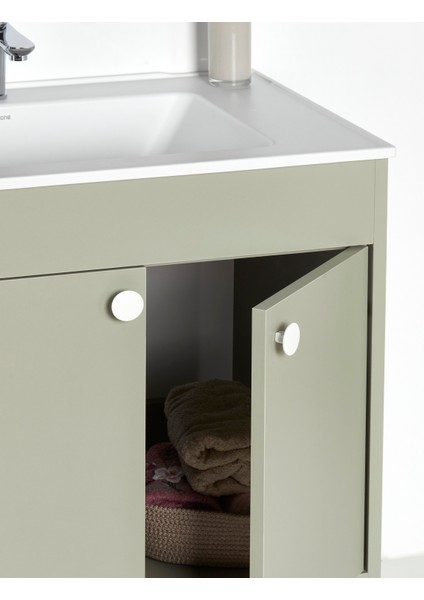 Granit Lavabolu Vento 80 cm Alt Üst Banyo Dolabı Takımı fiyatları