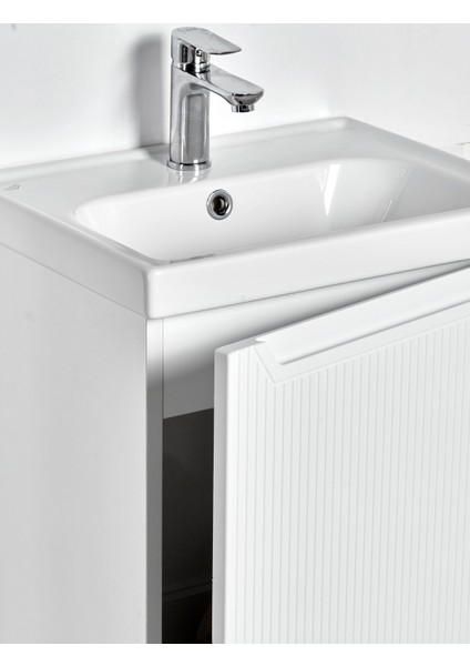 Suit 50 cm Alt Üst Banyo Dolabı Takımı modelleri