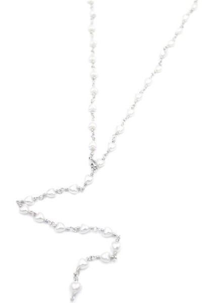 Kalp Incili Y Kolye - Gümüş fiyatları