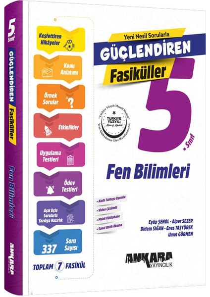 5.sınıf Güçlendiren Fasiküller Fen Bilimleri (Güncel Marif Model)