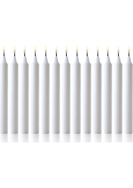 40 Adet Ekonomik Beyaz Bakkal Mum