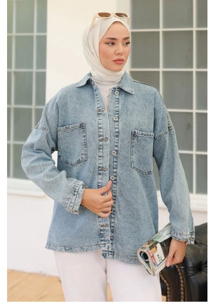 Kadın Denim Kot Ceket