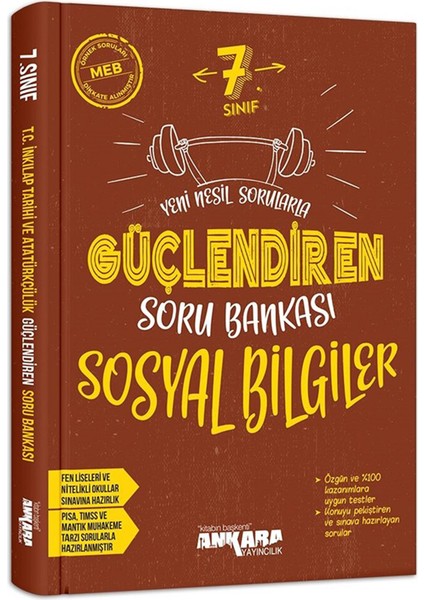 7.sınıf Güçlendiren Sosyal Bilgiler Soru Bankası (Güncel Marif Model) modelleri