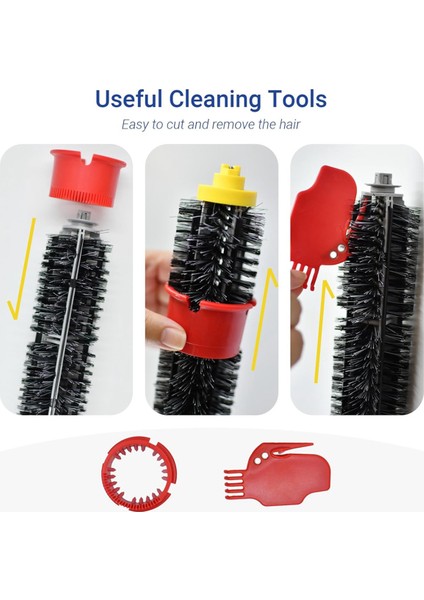 600 Serisi 694, 692, 690, 695, 680, 660, 665, 651, 650, 620 Elektrikli Süpürge Parçaları Ana Yan Fırça Filtresi (Yurt Dışından) fiyatları