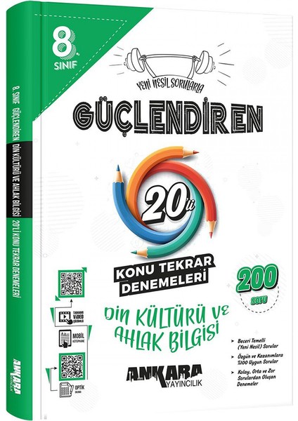 8.sınıf Güçlendiren 20Lİ Konu Tekrarı Din Kültürü (Güncel Marif Model)