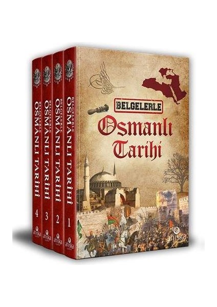 Belgelerle Osmanlı Tarihi 4 Cilt Takım fiyatları