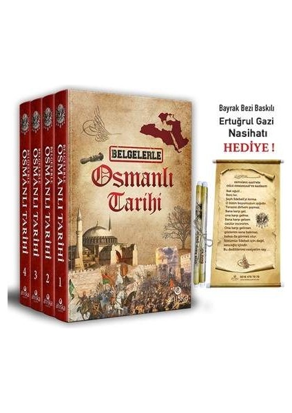 Belgelerle Osmanlı Tarihi 4 Cilt Takım modelleri