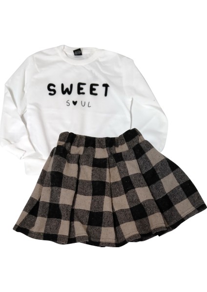 3-10 Yaş Kız Çocuk Etekli Sweet Takım - Sweet Soul