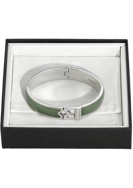 M Logo Kiremit Deri Çelik Bilezik 133125 modelleri