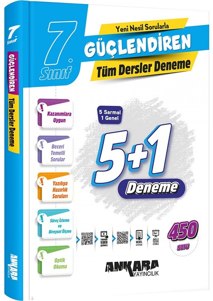 7.sınıf Güçlendiren Tüm Dersler 5+1 Soru Bankası (Güncel Marif Model) fiyatları