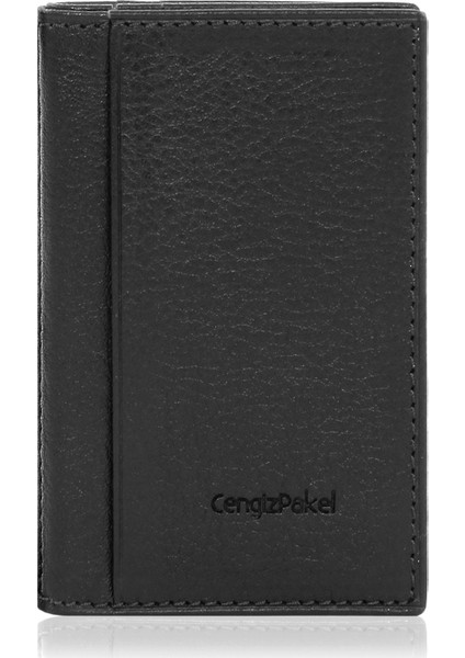 Hakiki Deri Kartlık 2305-Siyah