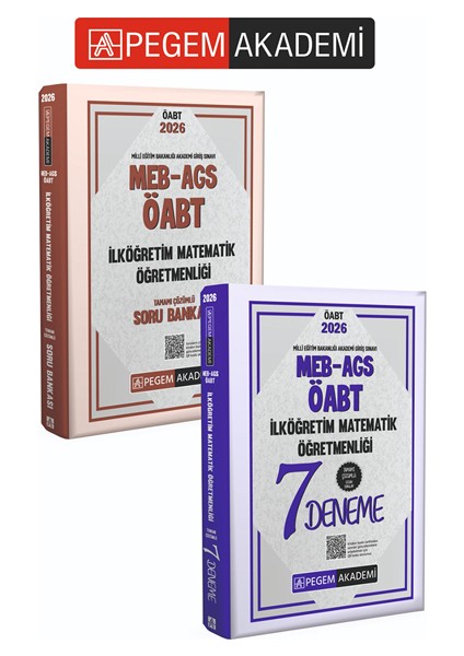 PEGEM AKADEMİ 2026 MEB AGS ÖABT İlköğretim Matematik Öğretmenliği