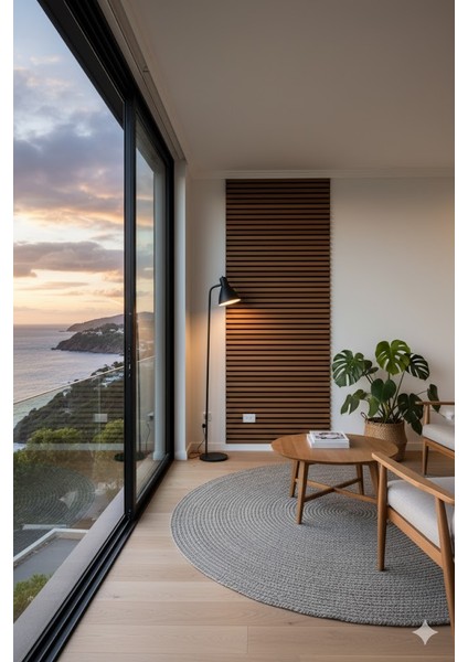 Mdf Ahşap Akustik Duvar Paneli 100 x 280 cm ( Teak ) fiyatları