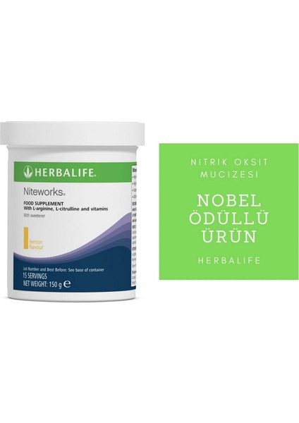 Niteworks® 150 G L-Arjinin, L-Sitrulin ve Vitaminler Içeren Takviye Edici Gıda fiyatları