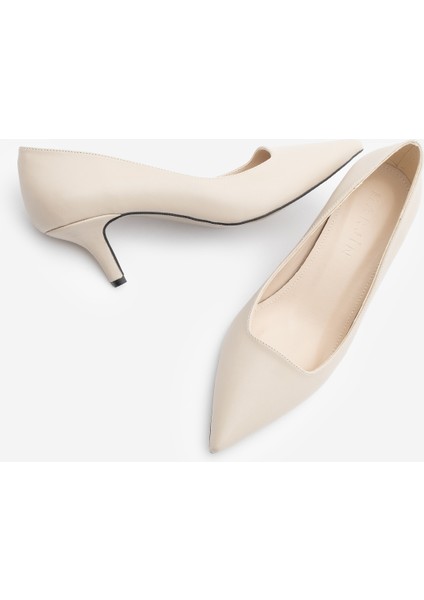 Kadın Stiletto Sivri Burun Ince Topuklu Ayakkabı Loresta