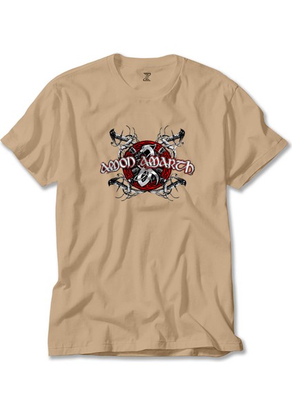 Amon Amath Black And Red Krem Tişört Liyada