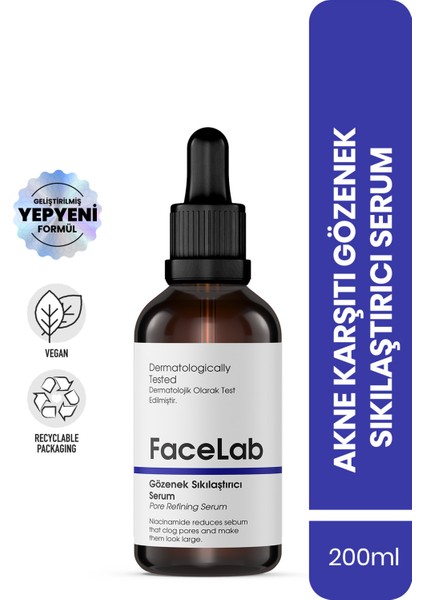 Gözenek Sıkılaştırıcı Cilt Bakım Serumu Pore Refining 30 ml Dermatolojik Olarak Test Edilmiş fiyatları