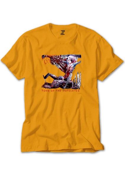 Cannibal Corpse Tomb Of The Mutilated Sarı Tişört Liyada