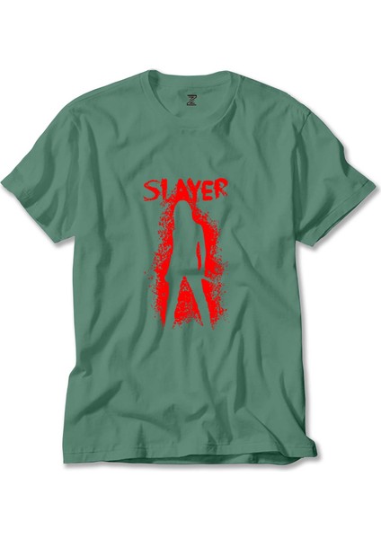 Slayer Shadow Man Yeşil Tişört Liyada