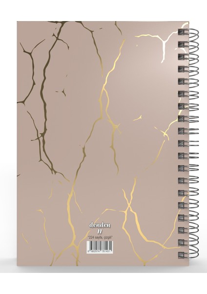 Mermer Bej 17x24 Çizgili Defter indirimleri