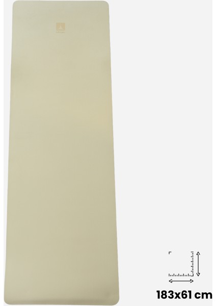 Çift Taraflı Tpe Yoga Pilates Matı 6mm Kaymaz Hafif Taşınabilir – Lila & Sarı (Butter Yellow) indirimleri