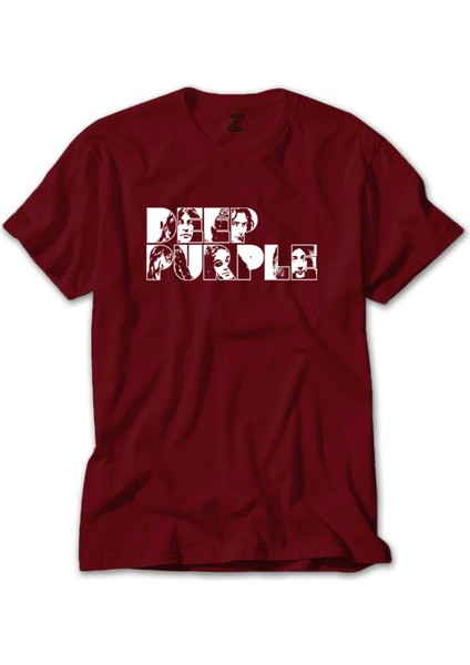 Deep Purple Band 2 Kırmızı Tişört Liyada