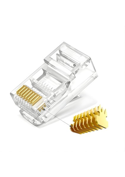 MN116F Cat6 Jack/20 Adet-Ez Yeni Nesil RJ45 Konnektör-8p/8c Açık Uçlu SOKET/RJ45 Jack fiyatları