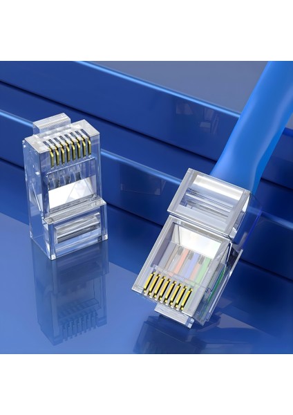MN116F Cat6 Jack/20 Adet-Ez Yeni Nesil RJ45 Konnektör-8p/8c Açık Uçlu SOKET/RJ45 Jack indirimleri
