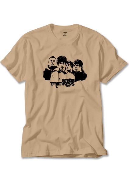 Arctic Monkeys Group Krem Tişört Liyada
