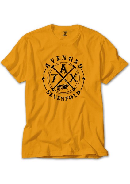 Avenged Sevenfold Figure Sarı Tişört Liyada