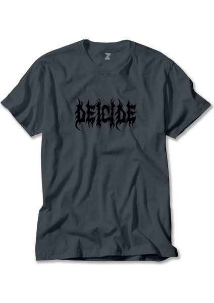 Deicide Logo Füme Tişört Liyada