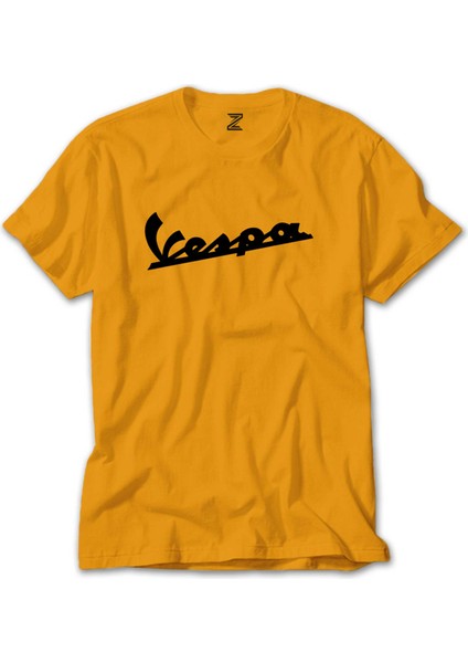 Vespa Logo 2 Sarı Tişört Liyada