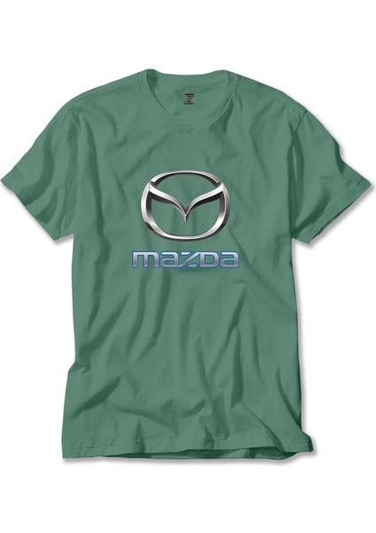 Mazda Logo Yeşil Tişört Liyada