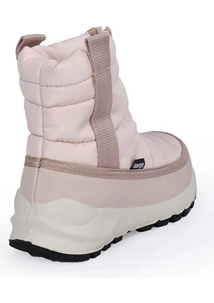 F7448TBJ Tekstil Bej Çocuk Watertıght Kar Botu