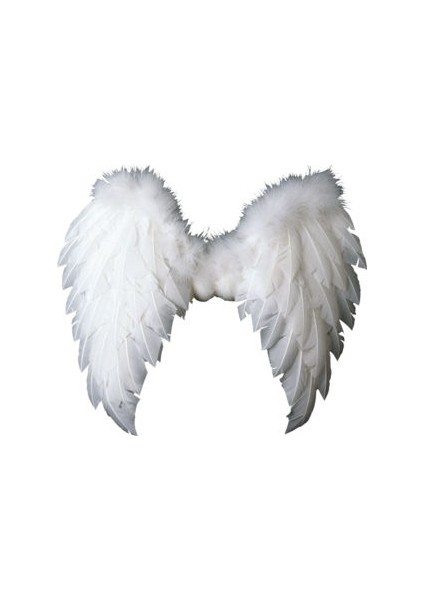 Melek Kanadı Büyük Boy - Beyaz fırsatları