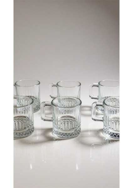 6 Parça Kristal Kuplu Çay Bardağı fırsatları