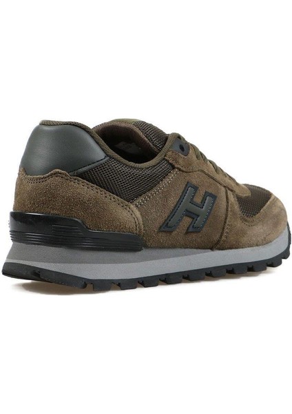 102 19250-G Peru Haki Kadın Hakiki Deri Spor Ayakkabı