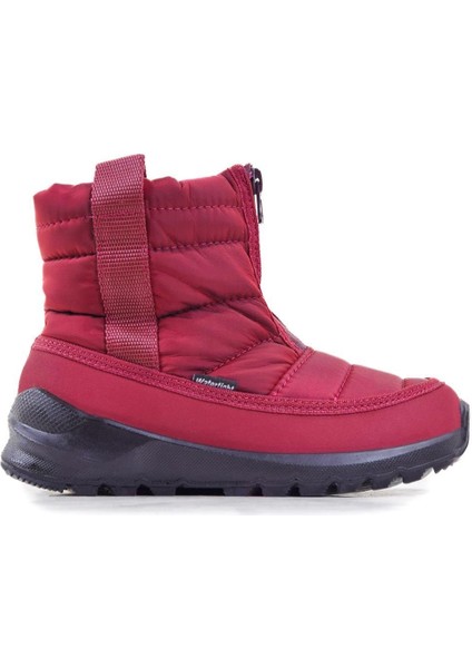 F7448TBO Tekstil Bordo Çocuk Watertıght Kar Botu