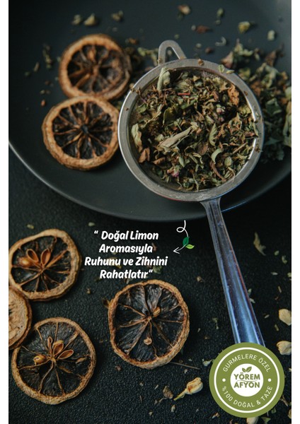 Yörem Afyon Meşhur Muğla Yeni Mahsul Güneşte Kurutulmuş Yaprak Limonlu Melisa Arı Otu | 30GR. modelleri