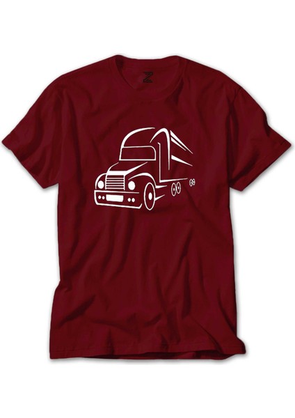 Tır Silüet Kırmızı Tişört Liyada