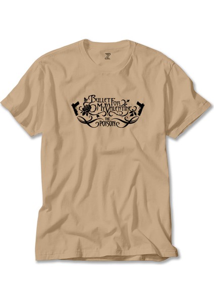 Bullet For My Valentine The Poison Album Krem Tişört Liyada