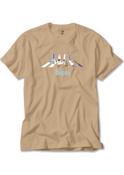 The Beatles Abbey Road Krem Tişört Liyada