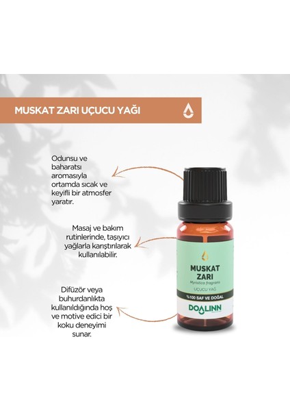 Muskat Zarı Uçucu Yağı 10 ml modelleri