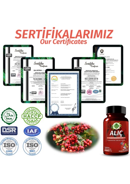 Şifa Alıç Kapsül (HAWTHORN CAPSULE) fırsatları