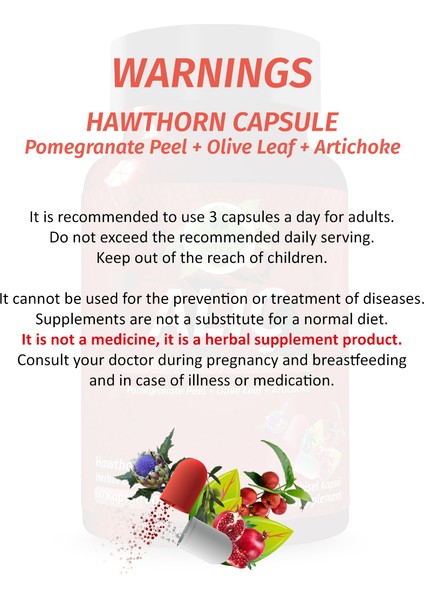 Şifa Alıç Kapsül (HAWTHORN CAPSULE)