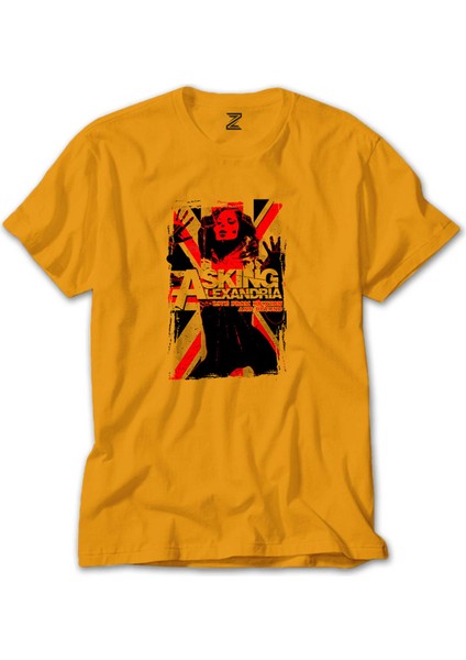 Asking Alexandria Live From Brixton And Beyond Sarı Tişört Liyada
