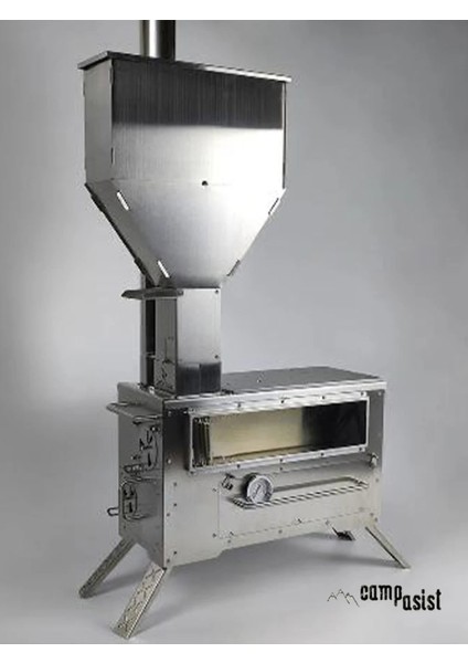 Pelet Soba 304 Paslanmaz Çelik (Çantalı) modelleri