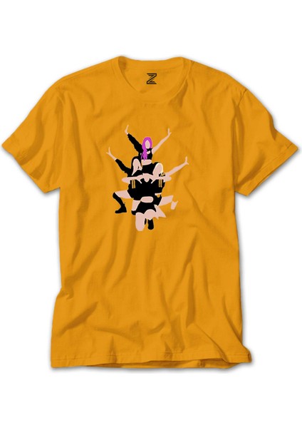 Blackpink Digital Simple Sarı Tişört Liyada