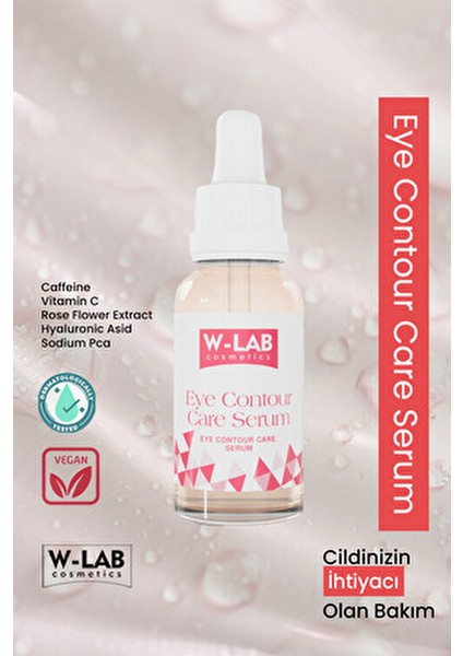 Kozmetik Göz Çevresi Serumu Cilt Nemlendirici Etki 30 ml Aydınlık Görünüm İçin fırsatları