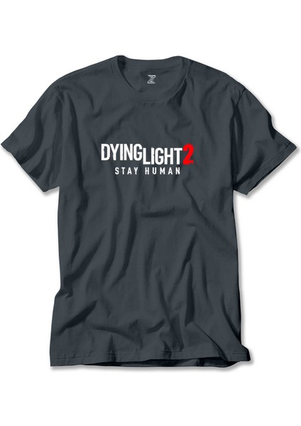 Dying Light Logo Füme Tişört Liyada